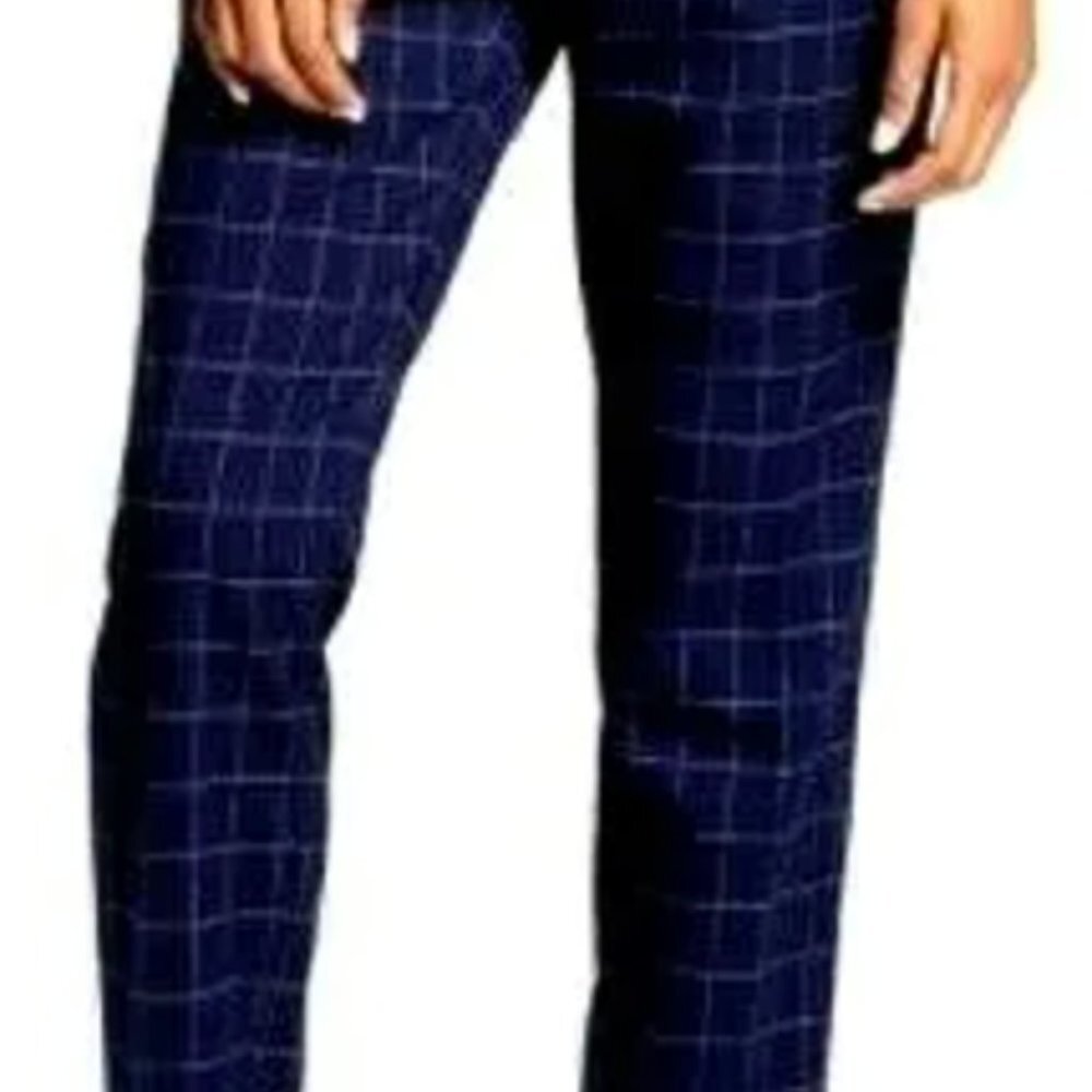 ANewDay | Blue Plaid Drawstring Pants | Womens Medium